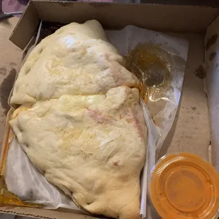 Raw calzones