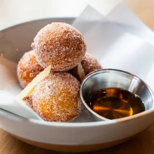 Ginger syrup donuts