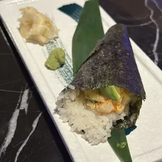 Spicy Scallop Handroll