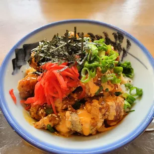 Spicy Karaage Don