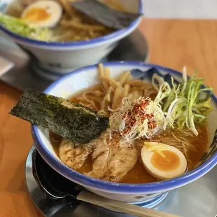 Yuzu Ratan ramen and Yuzu Shio ramen