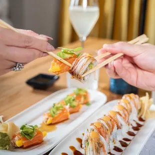 sushi, food, sushi and sashimi, sashimi