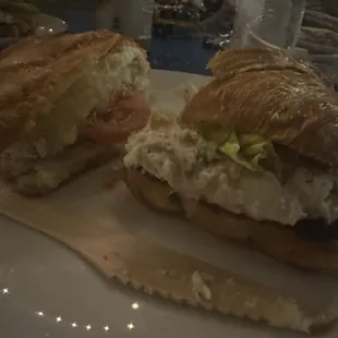 Chicken Salad Croissant Sandwich
