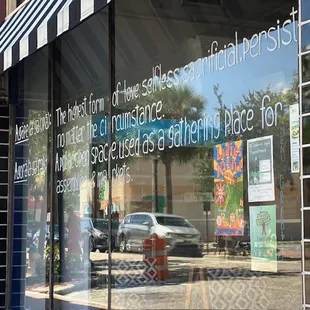 window seating. across from Ritz theatre