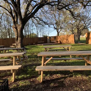 Outside seating area