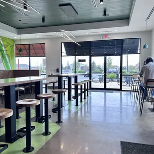 Inside of restaurant!