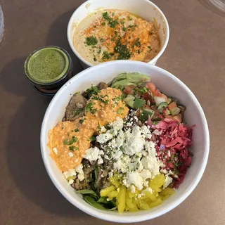 - Hummus Mezze