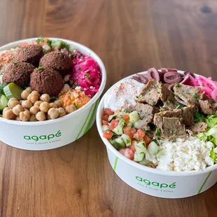 Our bowls are build-your-own with all fresh toppings!