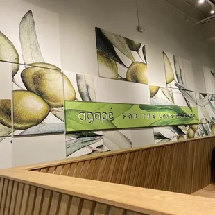the interior of a restaurant