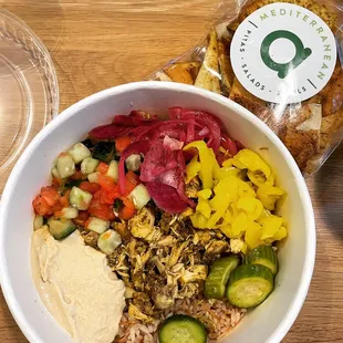 - Shawarma Bowl - Pita Chips