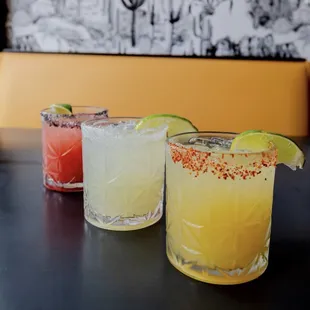 Margaritas - Mango, coconut and strawberry