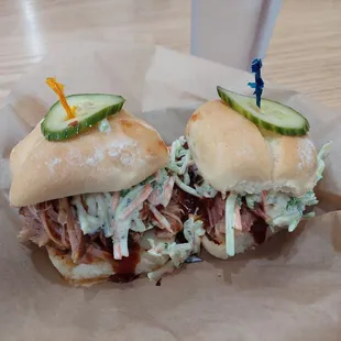 Pork sliders