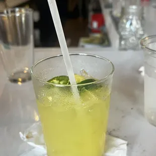 Jalapeño pineapple margarita