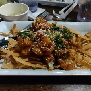 Sticky Cauliflower Bites