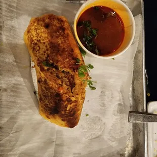 Grilled Birria Burrito