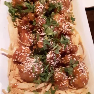Sticky Cauliflower Bites