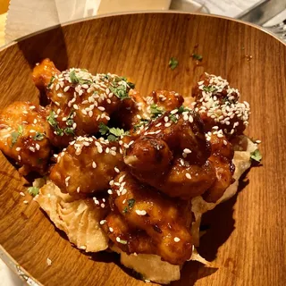 Sticky Cauliflower Bites
