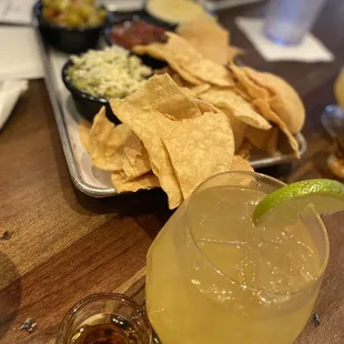 Tortilla Chips &amp; Queso Tortilla Chips &amp; Guacamole