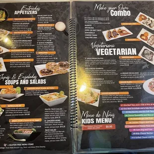 Full menu