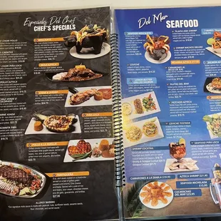Full menu