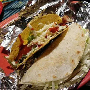 Single Hard Taco, Single Soft Taco