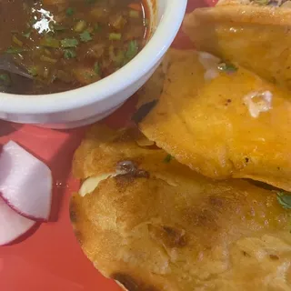 Birria Queso Tacos