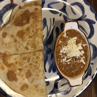 Kids Quesadilla and Rice