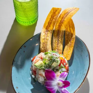 Shrimp Ceviche.