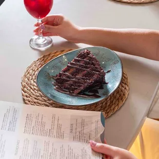 Chocolate Cake and Sangria