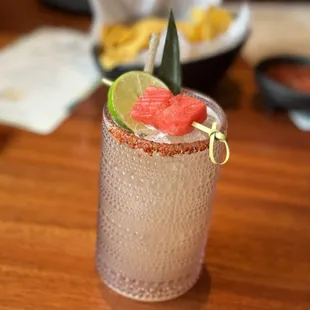 Watermelon margarita (Rico Suave)