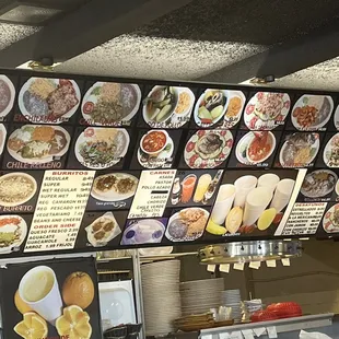 Most recent photo of their menu and prices