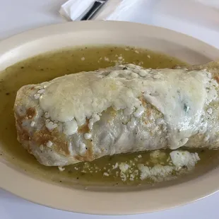 Wet Burrito De Carne Asada