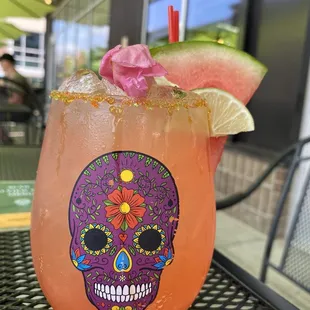 a sugar skull cocktail