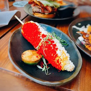 Grilled elote (corn) / $13