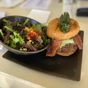 Jalapeño burger ($24)