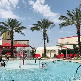 1 of 5 pool areas in Resorts World