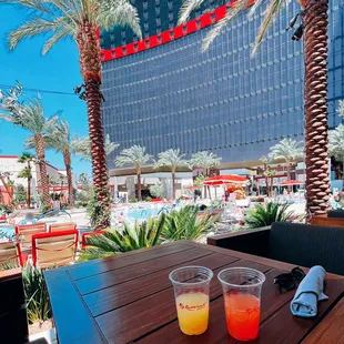 Boba mimosa (lychee) / $19 + Mimosa (strawberry) / $14