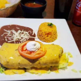 Shredded Beef Chimichanga