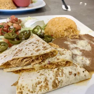 Shredded Chicken Quesadilla