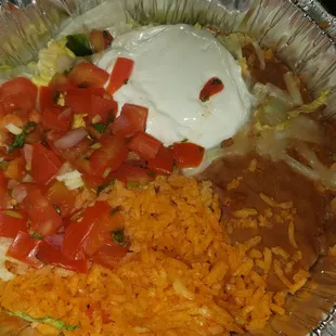 The fixings minus guacamole