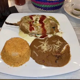 Chili Relleno plate