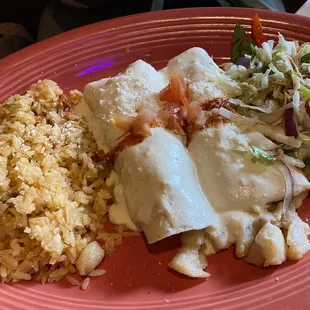 Seafood Enchiladas