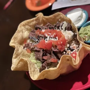 Taco Salad with Grilled Natural Flat Iron Steak