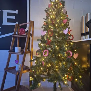 Seasonal decor inside the store always sooo cute