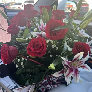 My $214 flower arrangement