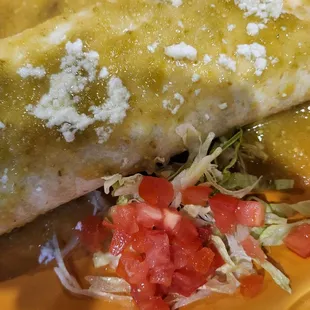 Mexican Style Burrito,  full of goodness!  Delish!