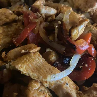 Chicken fajitas