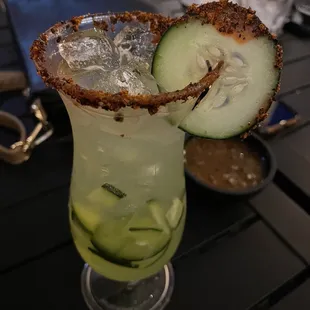 Cucumber margarita