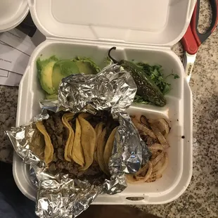 Carne asada tacos