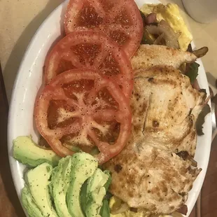 Fajita Omelette con pollo!